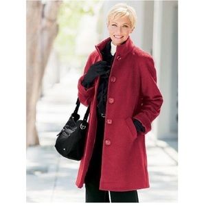 Appleseed peacoat women’s red